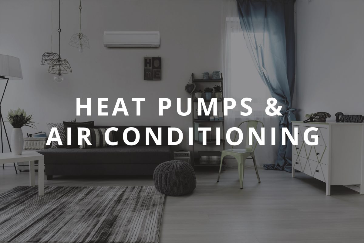 Heat pump and air conditioning unit outside a home