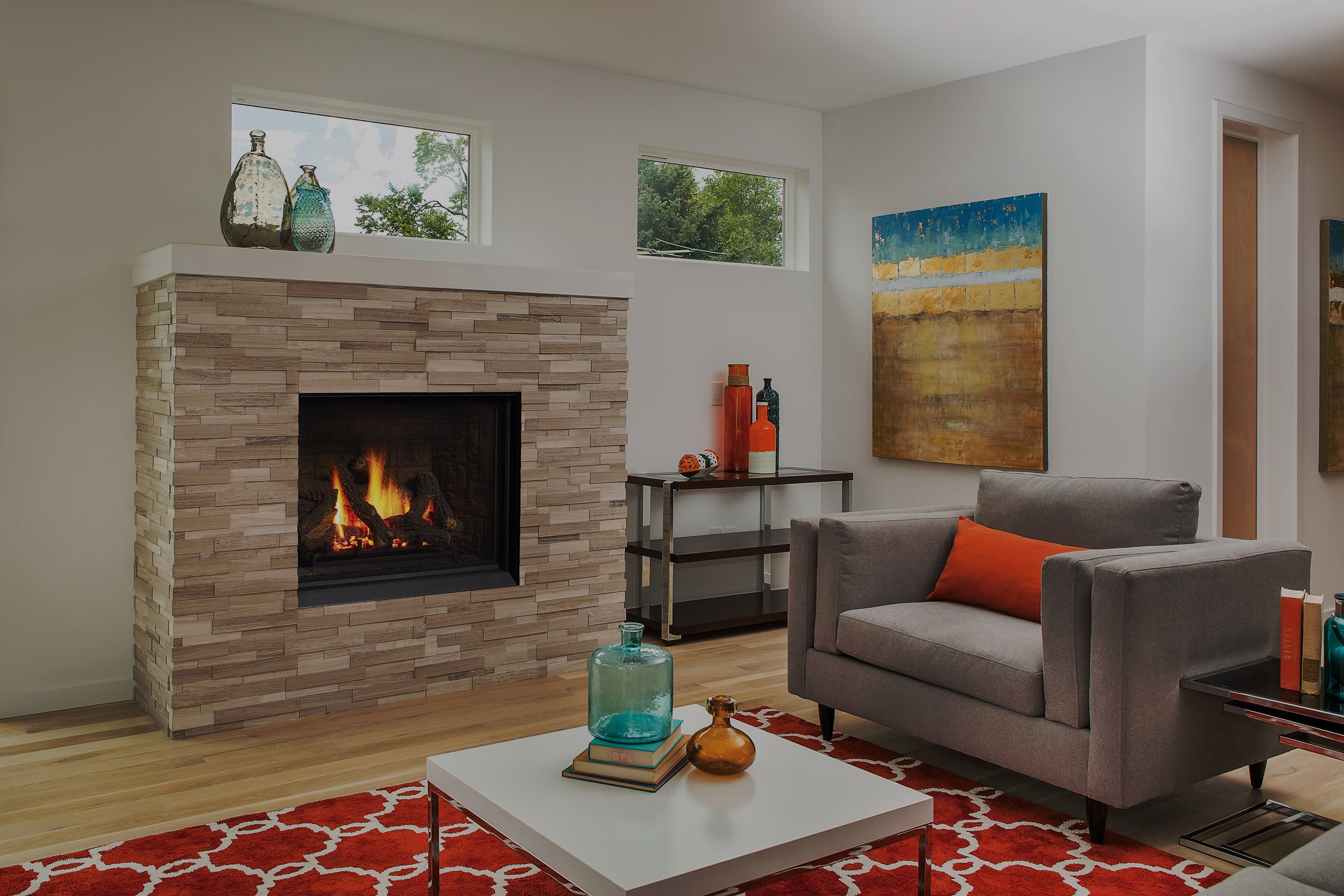 4 Seasons Heating and Cooling - Fireplace Hero Image